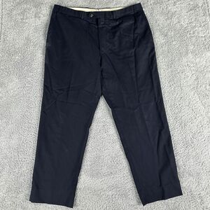 Lauren Ralph Lauren Men's 100% Wool Total Comfort Dress Pants Slacks 38 30 Navy